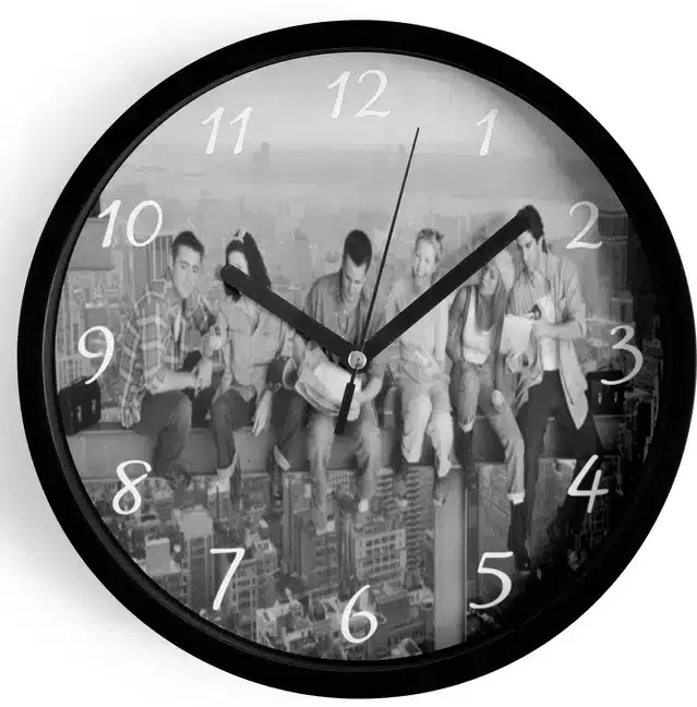 Analog Wall Clock for Home, Multicolor, 7 Inches