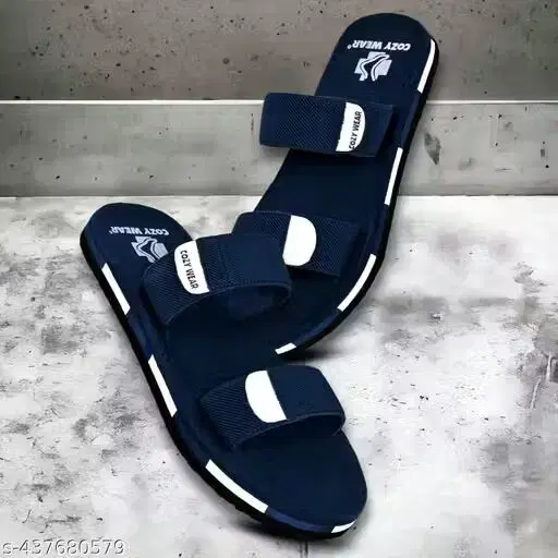 EVA Sandals for Men (Blue, 8)