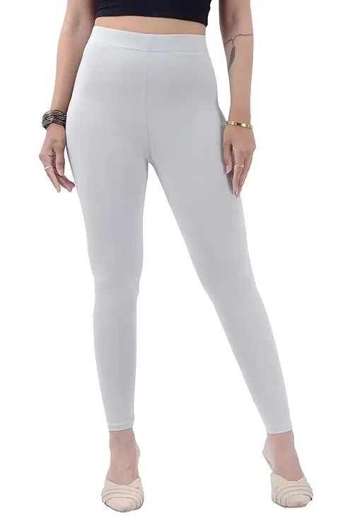 Rupa Cotton Lycra Ankle Length Legging for women
