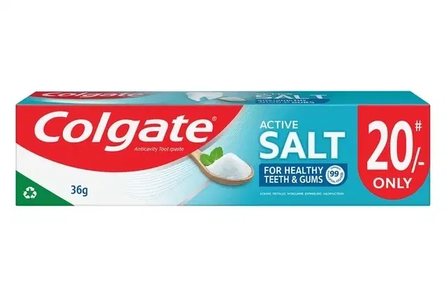 Colgate Toothpaste - Active Salt, Salt & Minerals (38 g)