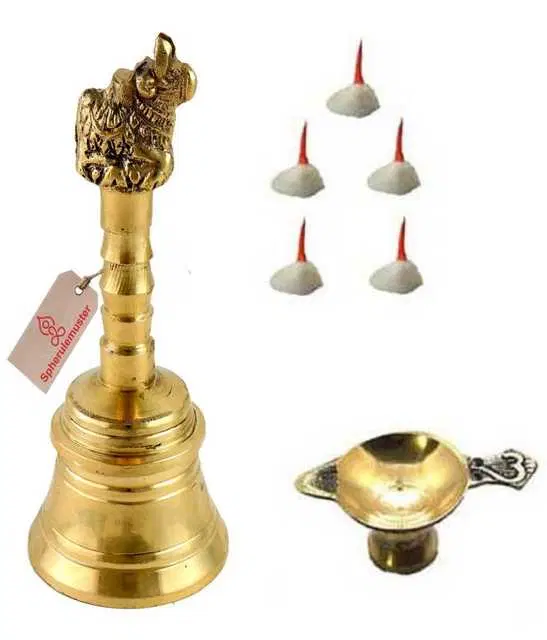 Brass Pooja Mandir Kit, Set Of 1, BRD-012