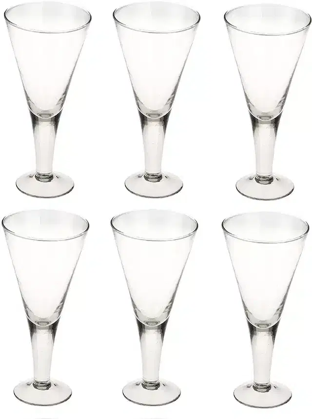 Liquor cum Cocktail Glasses, Transparent, 150 ml, Pack of 6