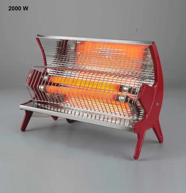 KJM  2 ROD Radiant Room Heater (Pack of 1, Red, 2000W)