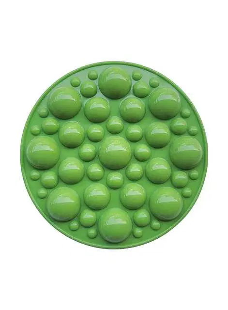 Silicone Multi Cavity Bubbles Round Garnishing Chocolate Mould, Pack Of 1, R-017