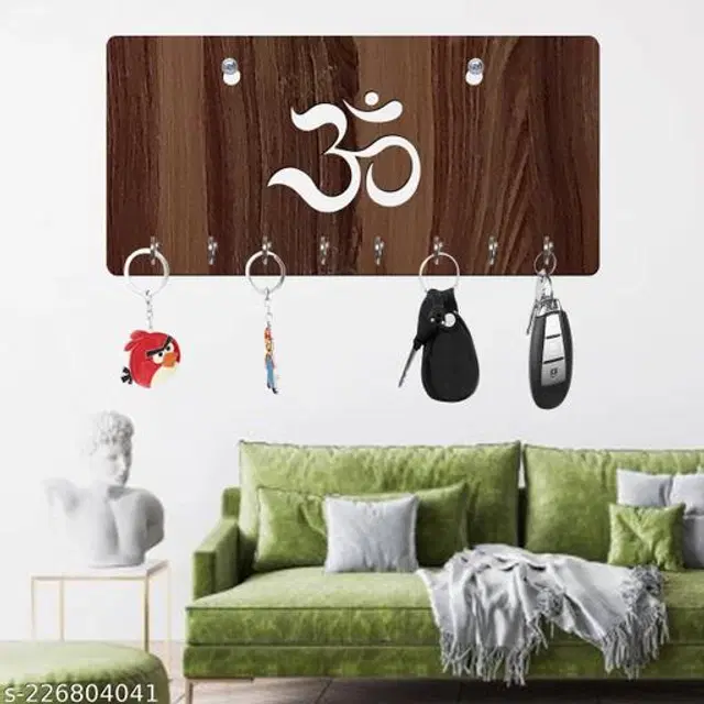 Wooden Key Holder, Brown