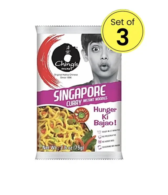 Ching's Singapore Curry Noodles 2X60 g (Pack Of 2)