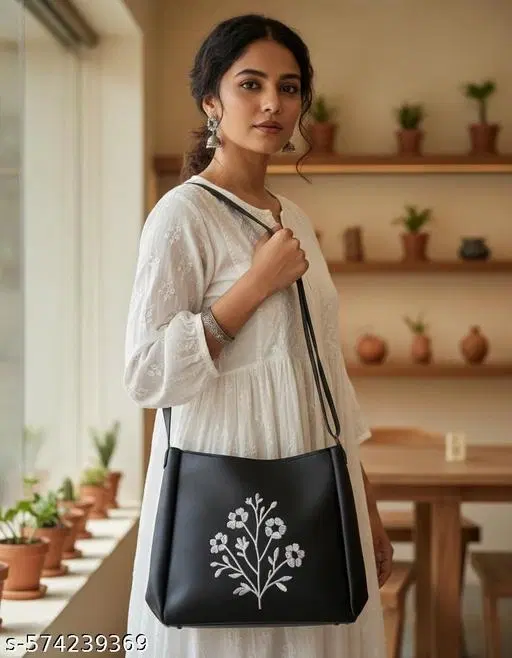 Crossbody Bags & Sling Bags for Women (Black, 1 Pc)