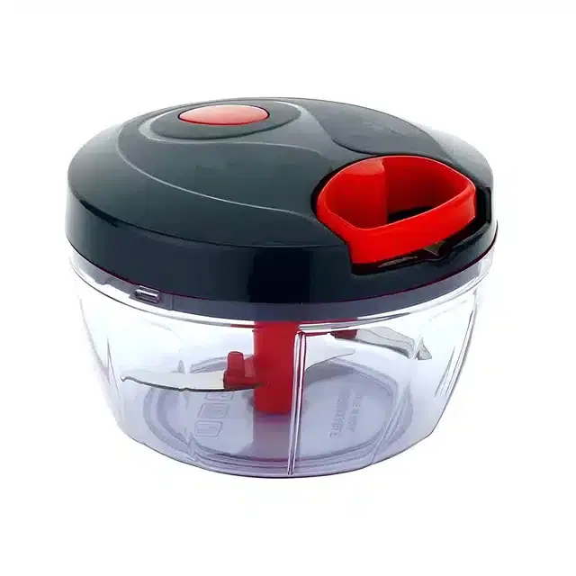 Manual Vegetable Chopper, Black, 450 ml