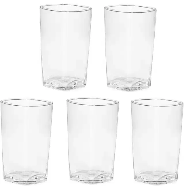 Liquor cum Cocktail Glasses, Transparent, 350 ml, Pack of 5