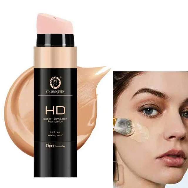 1 Colors Queen Hd Super Blendable Oil Free Waterproof Foundation, R956