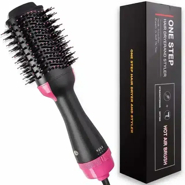 K Kudos One Step Hair Dryer And Volumizer Hot Air Brush 3 In1 Styling Brush Styler Negative Ion Hair Straightener
