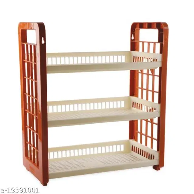 Plastic Multipurpose Storage Rack, Multicolor