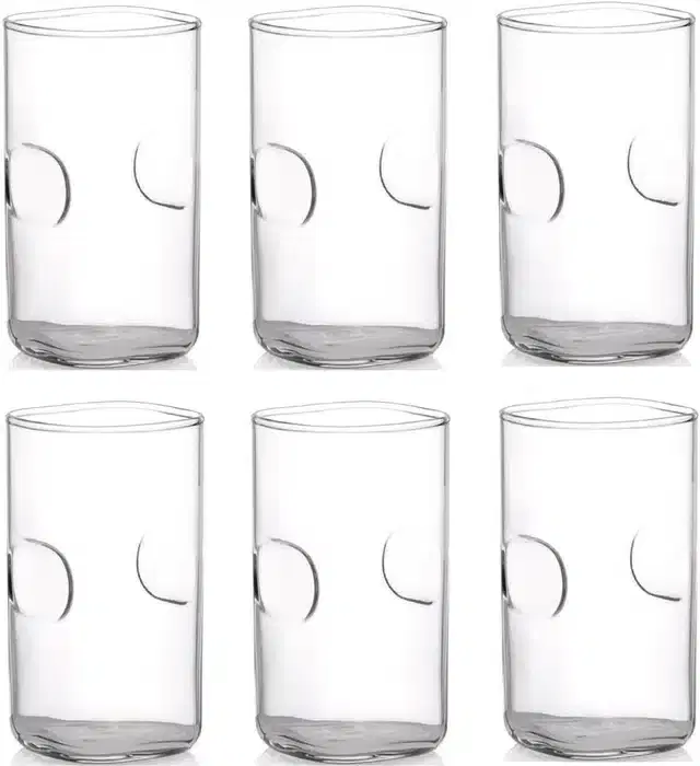 Liquor cum Cocktail Glasses, Transparent, 300 ml, Pack of 6