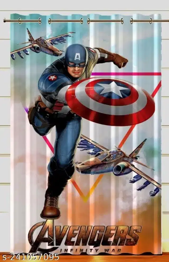 Curtains for Door, Multicolor, 7 Feet