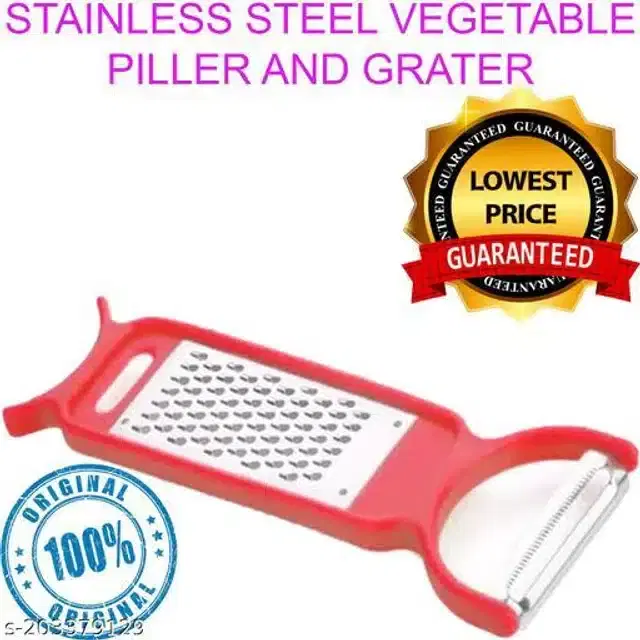 3 in 1 Stainless Steel Vegetables Peeler & Cutter, Assorted, Pack of 1
