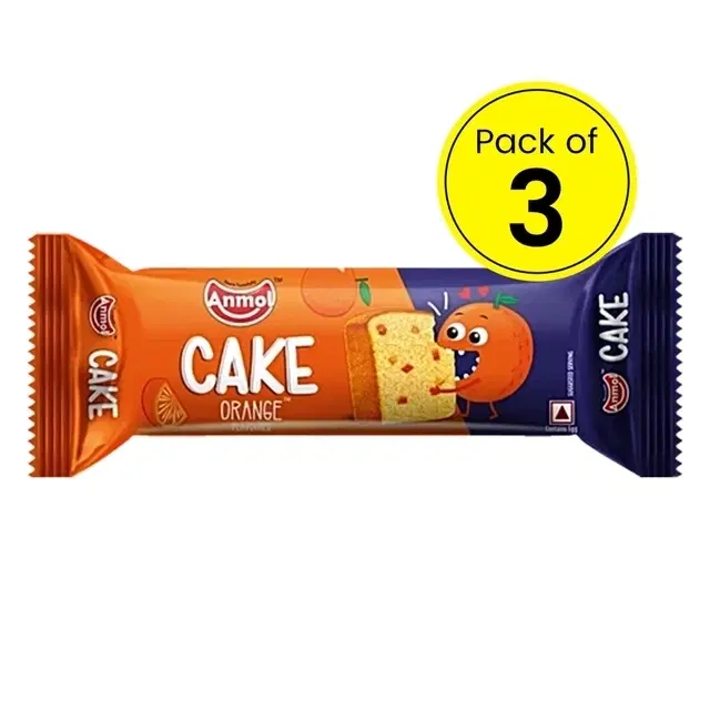 Anmol Bar Cake Orange 3X30 g (Pack of 3)