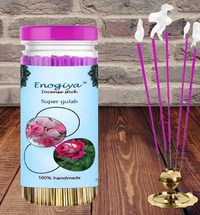 Enogiya Yoga & Daily Pooja Agarbatti, Pink, Set of 1