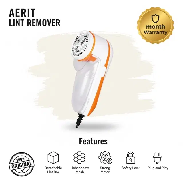 Lint Remover For Clothes ,Multicolour,(Pack Of 1)