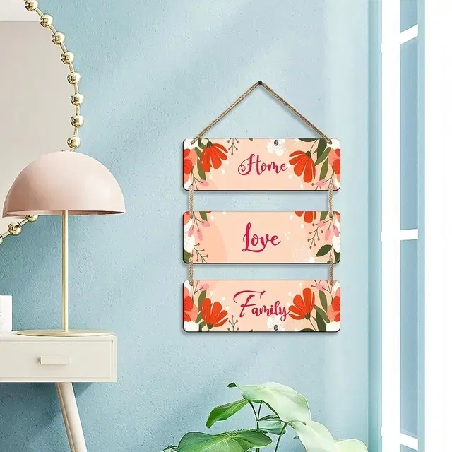 Kc Arts Home Love Wooden Wall Hanging