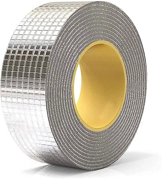 Aluminium Single Sided Self Adhesive Tape, Silver, 5 m