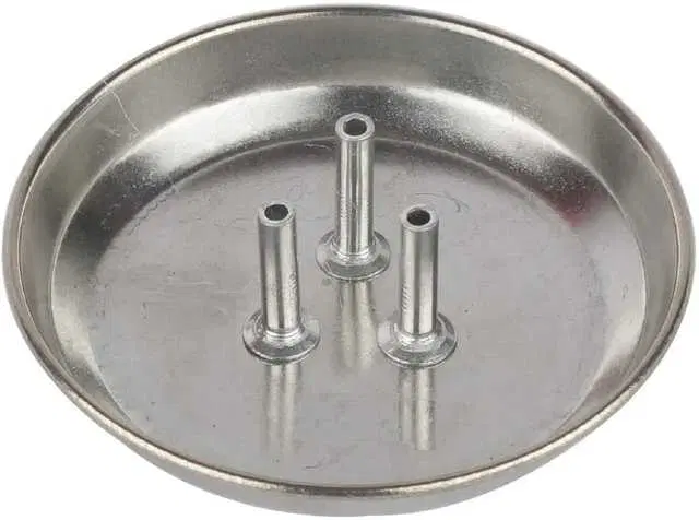 Craftale Stainless Steel Agarbatti Stand With Ash Catcher Incense Holder Dhoop Stick Holder, Silver, Pack Of 2, AE-035