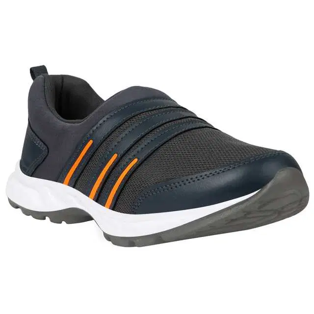 Navy Blue & Orange