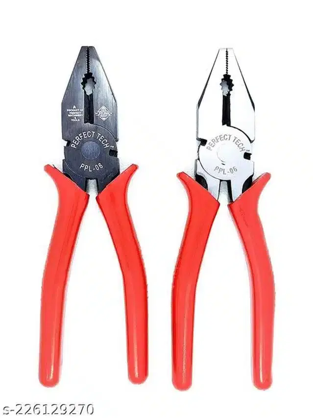 Combination Plier, Pack of 2, Red