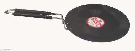 Cast Iron Tawa, Black