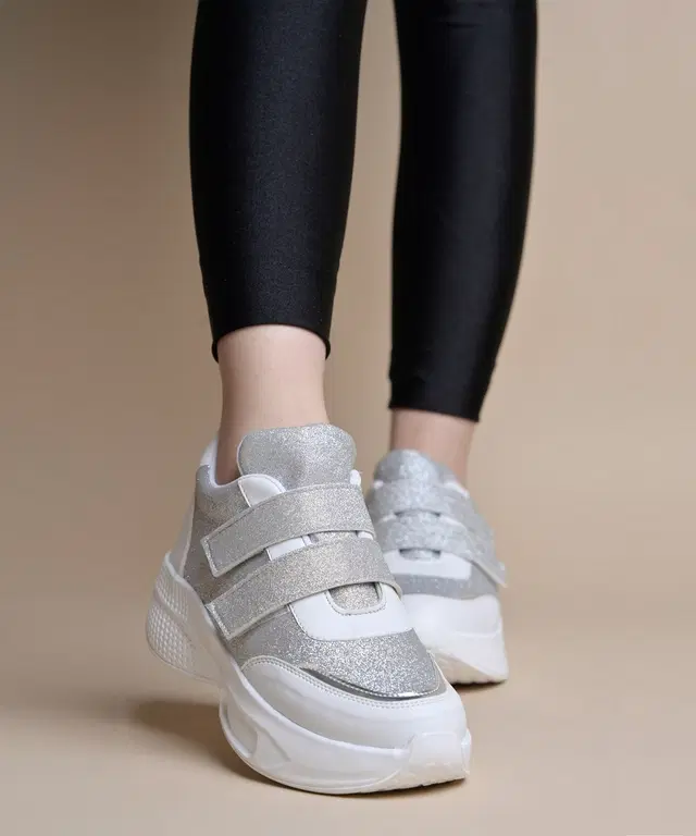 JM Looks Elegant Heels for Women (White, 3)