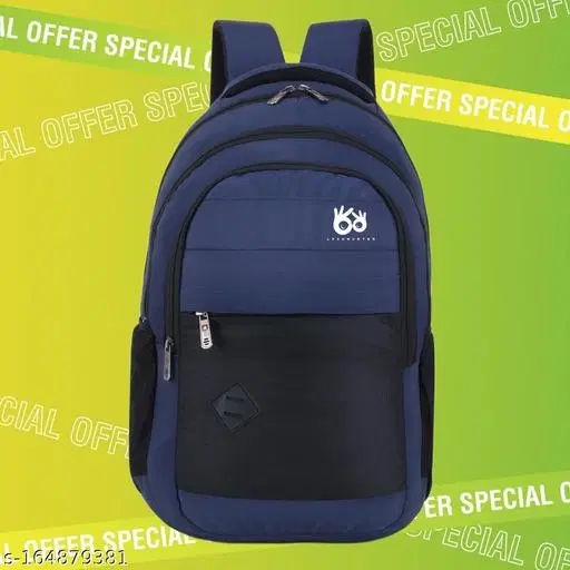 Nylon Backpack for Men & Women, Blue