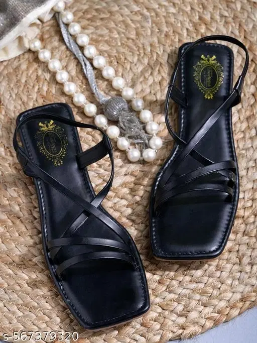 Shoetopia Women's Flats - Black (Size 7.0)