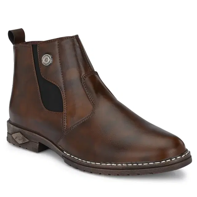 Boots for Men (Brown, 6)