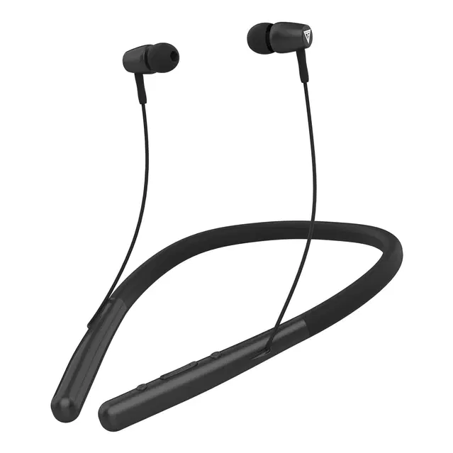 TECHFIRE Platinum Series Neckband  (Black)