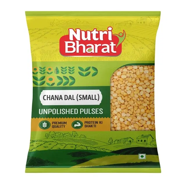 Nutri Bharat Unpolished Chana Dal (Small) 500 g
