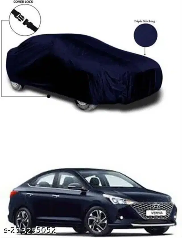 Taffeta Waterproof Car Cover for Hyundai Verna, Multicolor
