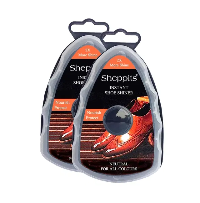 Shoe Shiner Sponge, Pack of 2