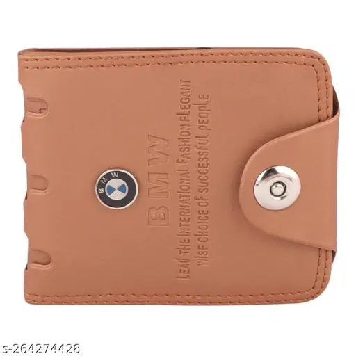 Faux Leather Wallet for Men (Multicolor)