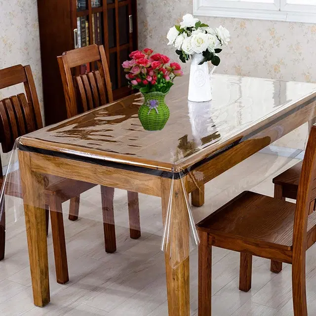 PVC Printed Table Cover, Multicolor, 40x60 inches