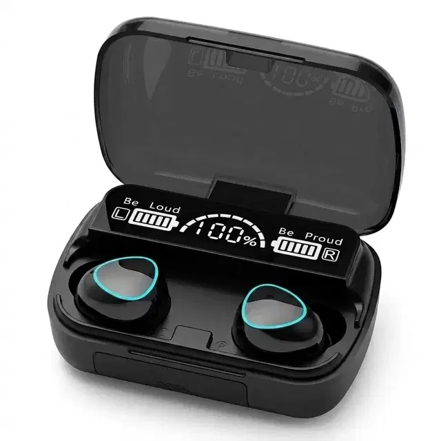 Tecsox Max10 Wireless Earbuds [Black]