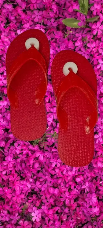 Flipflops for Men (Red, 8)