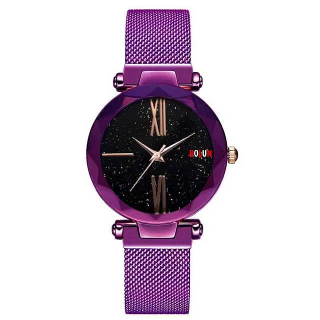 Casual Metal Analog Watch For Women (Black) (MP-97)