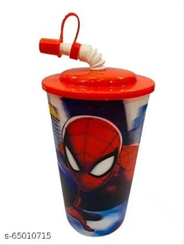 Sipper with Flexible Straw for Kids, Multicolor, 600 ml