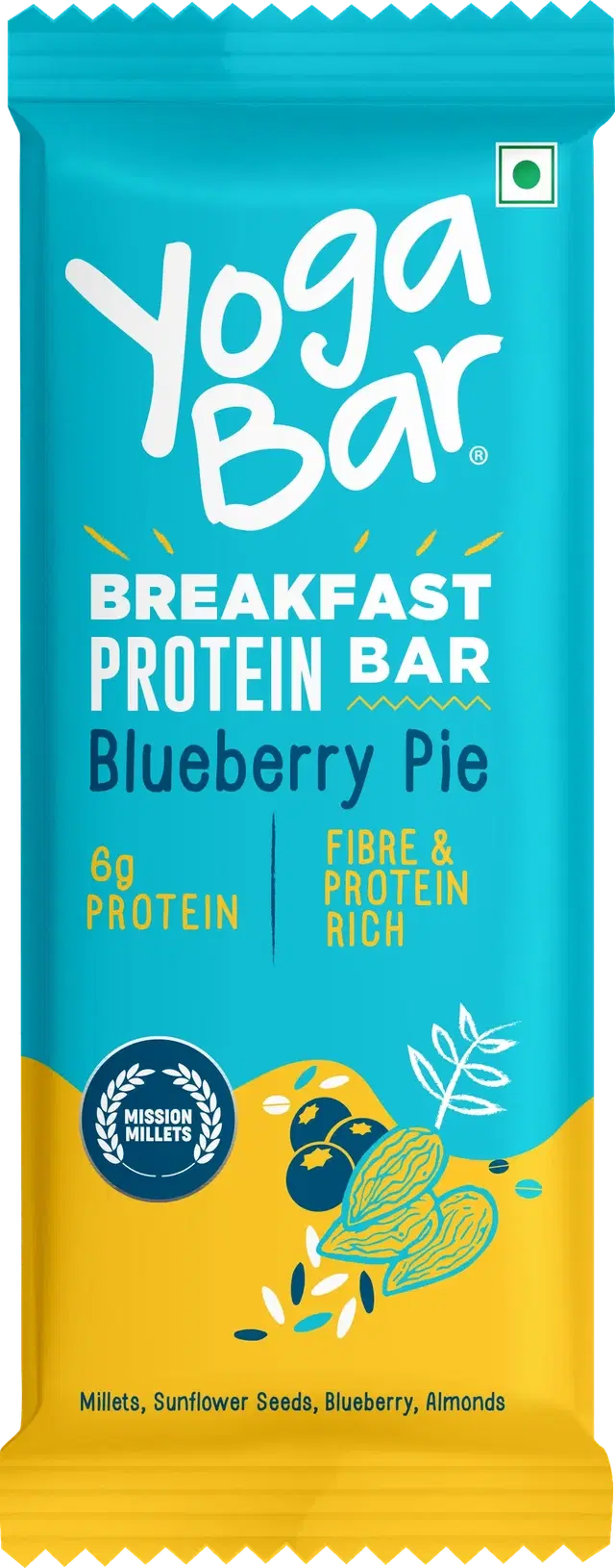 Yogabar Breakfast Protein Bar Blueberry Pie 45 g