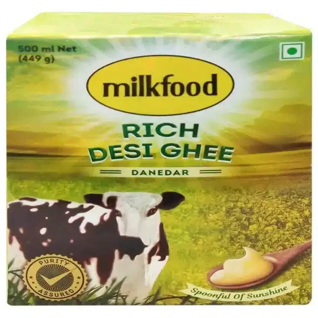 Milkfood Rich Desi Ghee Danedar 500 ml (Carton)