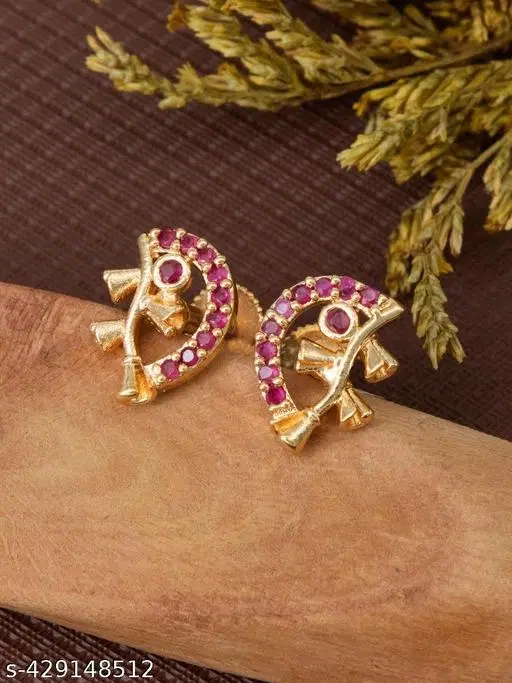 Gold-Plated Earrings/Studs/Bali For Women'S/Girls