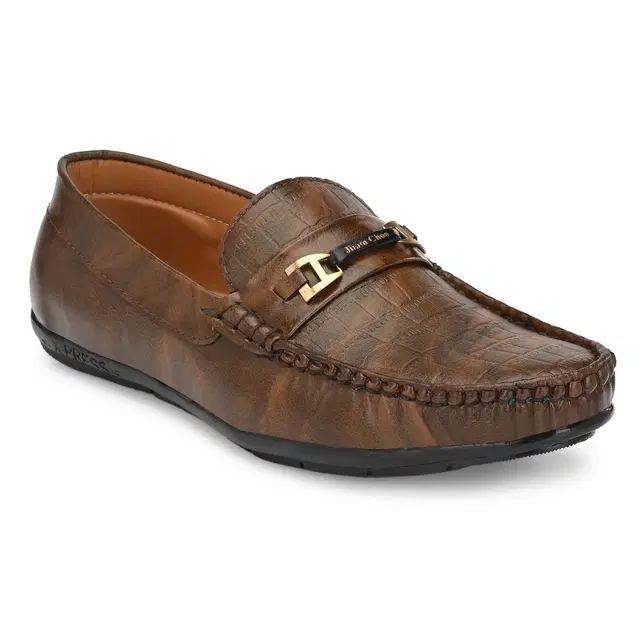 Loafers for Men (Brown, 6)