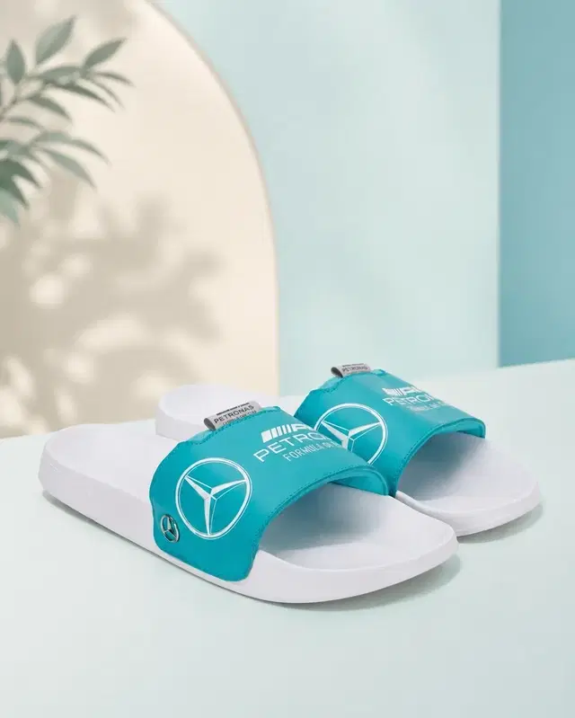 Sliders for Men (White, 6)