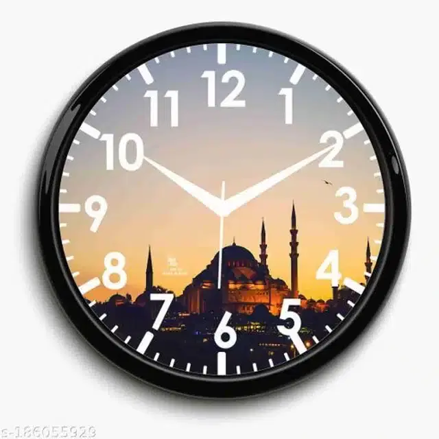 Designer Analog Wall Clock, Multicolor