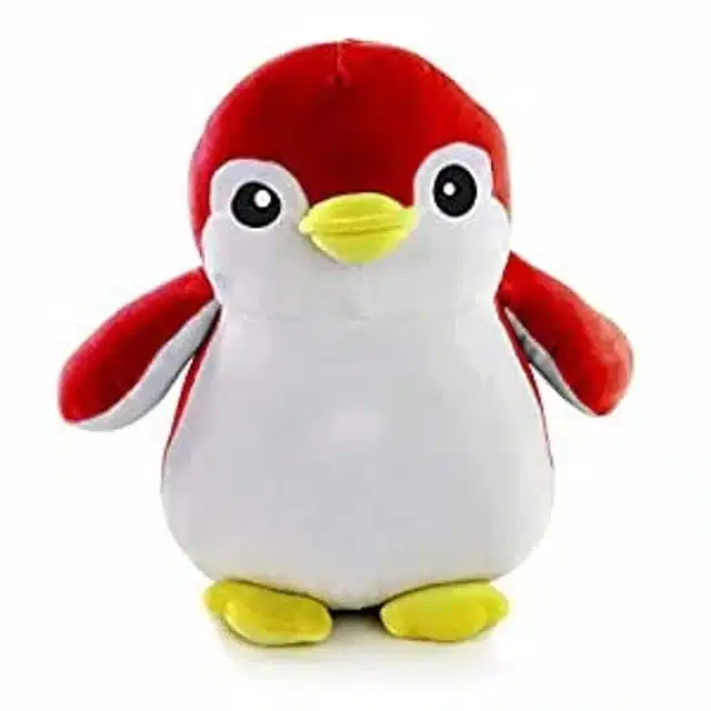 Penguin Soft Toy for Kids, Red
