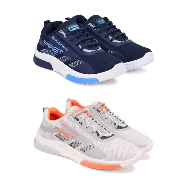 Combo of Casual Shoes for Boys, Pack of 2 (Multicolor, 8-9 Years)